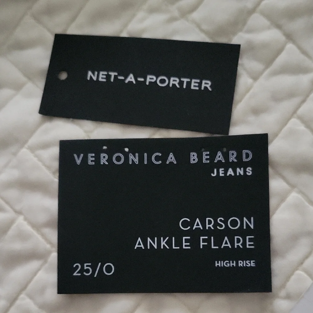 Veronica Beard Gray Flare Wide Leg Jeans - Picture 3 of 4